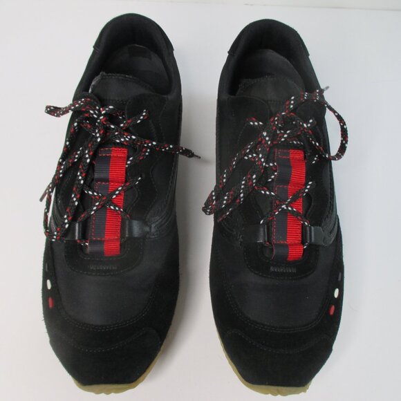 Moncler SEVENTY Low Top Black Sneakers Size41 Made In Italy - Picture 2 of 13